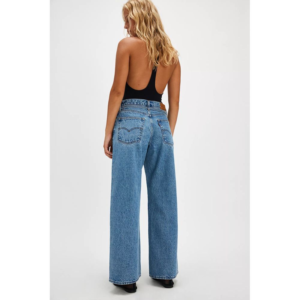Levi's Blue Flare Wide Leg Jeans